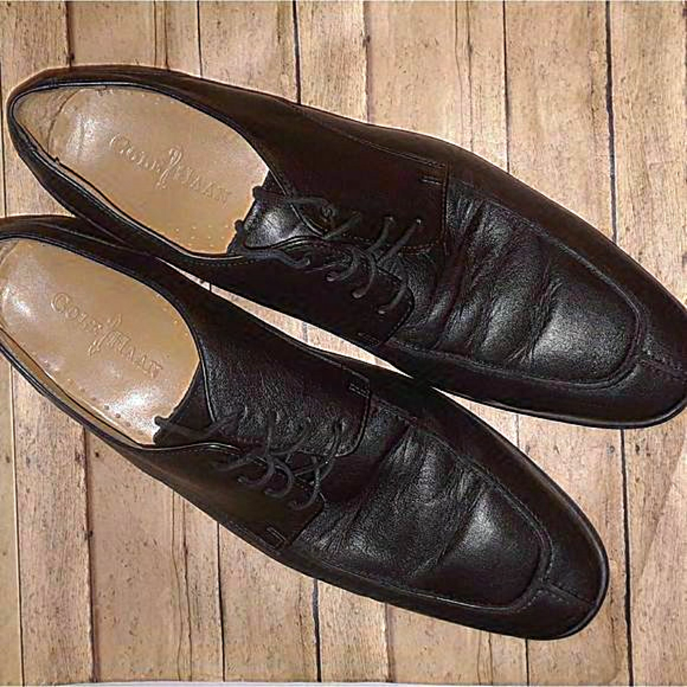 Cole Haan Black‎ Adams Split Toe Derby Shoes 11.5M